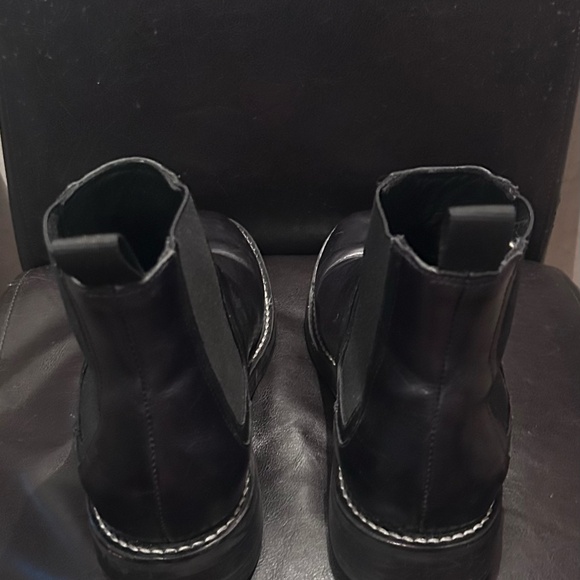 Mens, Thursday Boot Co, black Leather boots. sz 9 - Picture 3 of 4